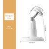 Bojueshaw Security Camera Bracket,2pcs Camera Wall Mount,360° Adjustable Screwless Bracket