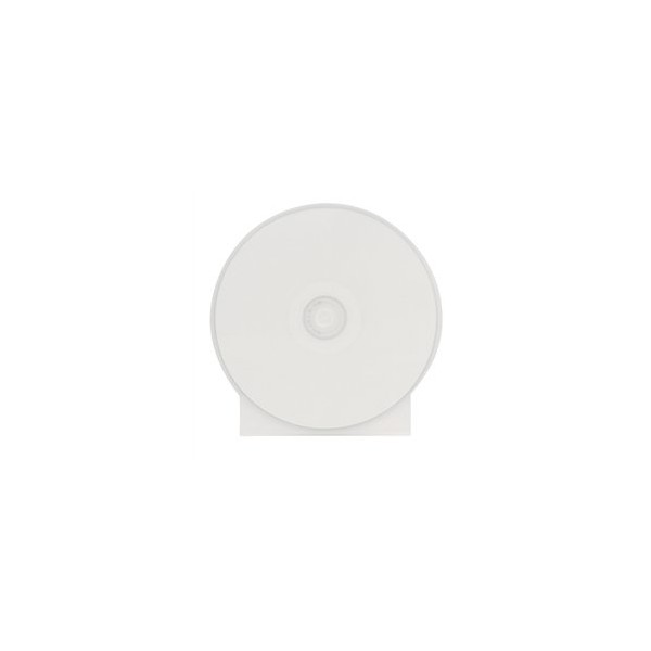Mediaxpo Clear Round Clamshell CD/DVD Case - Space-Saving Design -