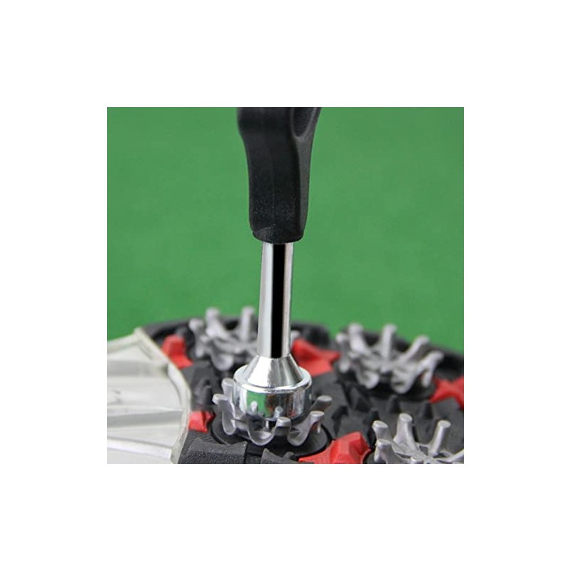 Golf Shoe Spike Wrench, Durable Stainless Steel Handheld Golf Shoe