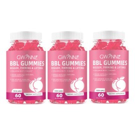 Gwynne Bbl Gummies Fenogreco Woman Curves Mejora Tu Busto Y Glúteos 60 Caramelos Blandos 3pcs