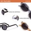 Luminoso Sunglasses-Trendy Round Womens Sunglasses - Pack of 3 -