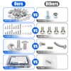 1110PCS Nuts and Bolts Assortment Kit, Stainless Steel Hardware Assortment