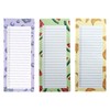 3 Pack Magnetic Shopping List Pad for Fridge, 150 Tear