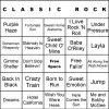 banginmeats Classic Rock 100 Music Bingo Cards Printed And Laminated