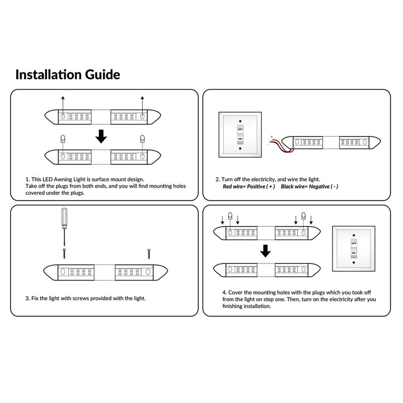 RV Porch Light, 12v LED Exterior Lighting for RV 22