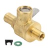 F124N Engine Oil Drain Valve with Nipple Metal M10‑1.25 Thread
