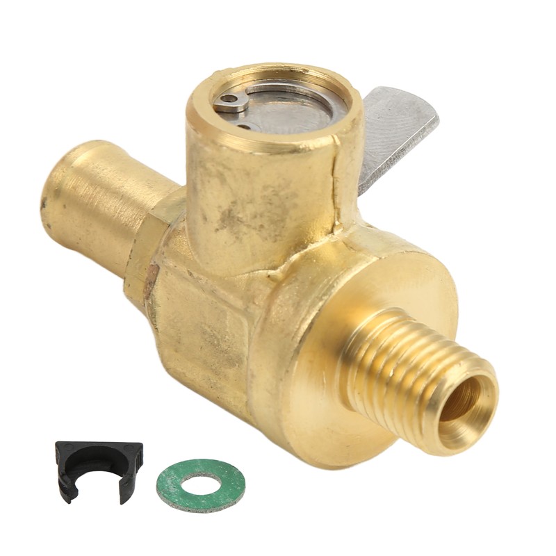 F124N Engine Oil Drain Valve with Nipple Metal M10‑1.25 Thread