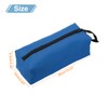 sourcing map Zipper Utility Tool Bag 10.2x4x3.3 Inch, Blue