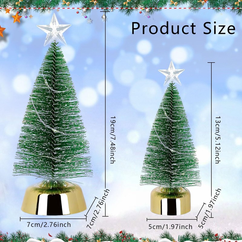 LED Mini Christmas Tree, Miniature Artificial Christmas Tree, Christmas Tree