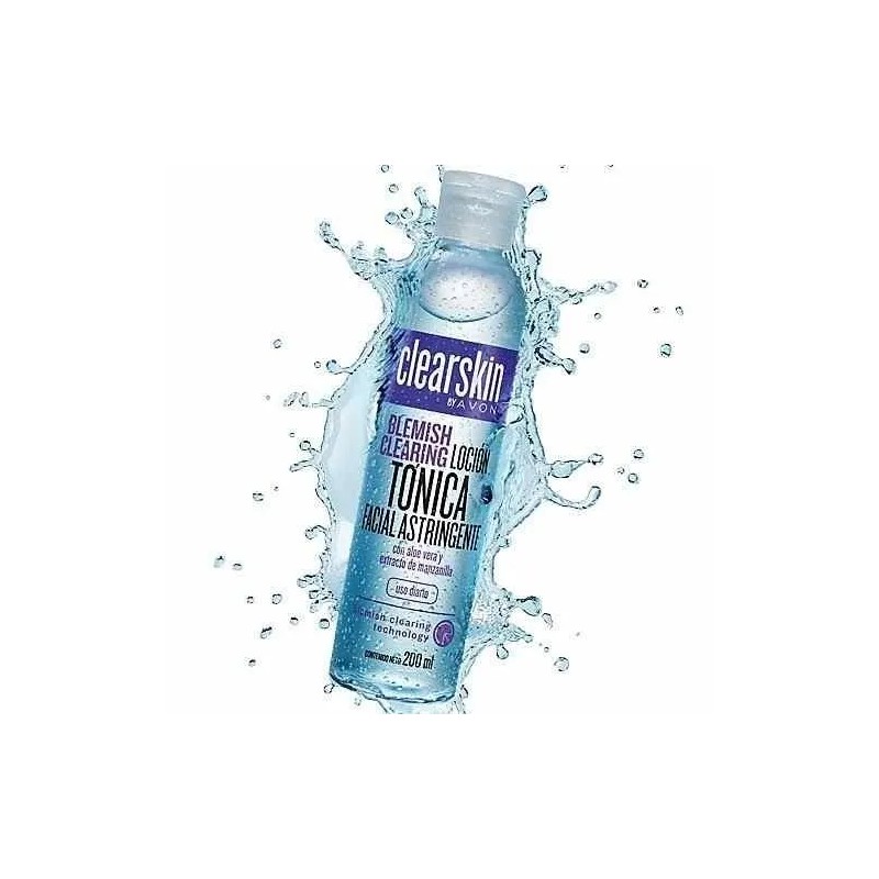 Loción Astringente Clearskin 200ml Piel Acné Avon