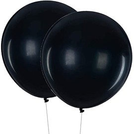Vsosfiza 18inch Black Balloons,Big Balloons,Black Giant Latex Balloons(15Pack)
