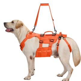 OneTigris Dog Lift Harness for Large Dogs, Dog Hip Support Brace, Full Body Dog Lifter with Handles Invictus Multifunctional Mobility Assistance Vest for Back Legs