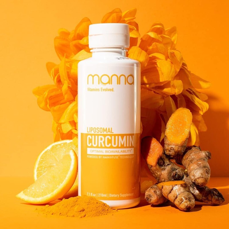 Manna Vitamins Evolved Liposomal Liquid Curcumin for Advanced Absorption Best
