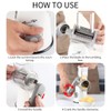 Cambom Rotary Cheese Grater Hand Crank Cheese Shredder for Fresh