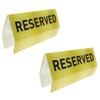 Reserved Signs Chairs or Thin Pew Clamp - On Gold
