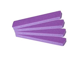 Star Naildesign & Cosmetics Superflex Extra Wide Purple Straight Nail Files 120/120 Set of 10
