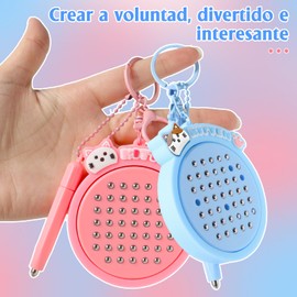YINGDIHUT Tablero Magnético para Niños - Pizarra Mágica Infantil con Lápiz Magnético, Juguete Didáctico para Niños de 3 4 5 6 Años, Alivia el Estrés, Portátil y Divertido(Dorado)