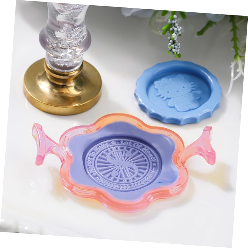TEHAUX Wax Seal Stamp Mold for Craft Making Retro Design