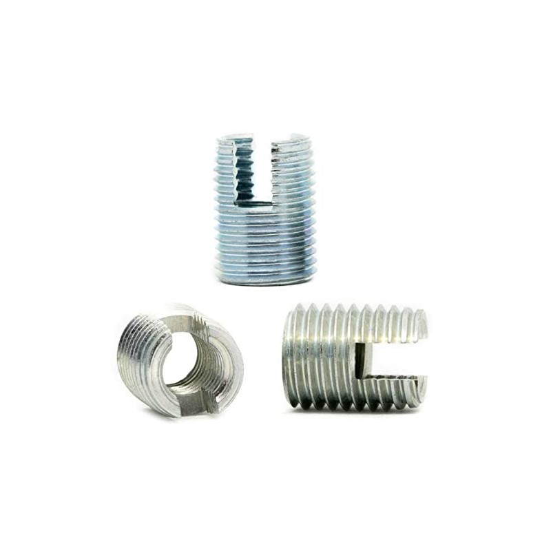 M6 Slotted Self Tapping Repair Threaded Inserts External and Internal