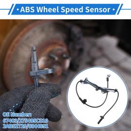 X AUTOHAUX ABS Wheel Speed Sensor Rear Left ABS Sensor Anti-lock Braking System Sensor No.67403/27540SC010/2ABS2729/0844891 for SUBARU Forester 2008-2012