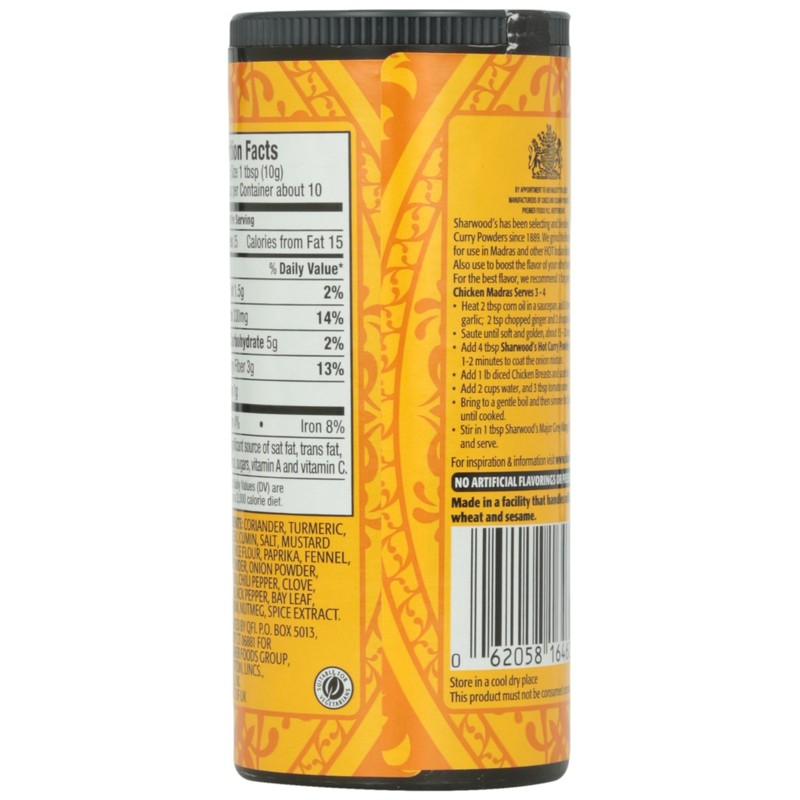 Sharwood Hot Curry Powder, 4 oz