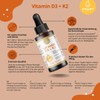 Vitamin D3 & K2 Drops - High Dose with 1,000