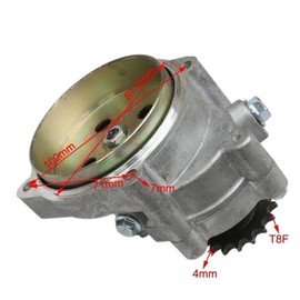 TDR Engine 2 Stroke kit Gear Box Transmission Mini Dirt Bike Pocket ATV Fits 33cc 36cc 43cc 47cc and 49cc mini motos petrol scooters choppers ATVs buggies and go-karts