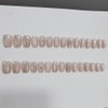 Nail Tip, Long, 24 Pieces, Nail Tip, Glitter Stone, Cute