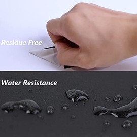 Cinta adhesiva negra resistente, 5,1 cm por 27,4 m, cinta adhesiva de grado profesional, no reflectante, sin residuos, rasgadura manual, autoadhesiva, multipropósito (negro, 5,1 cm x 27,4 m)