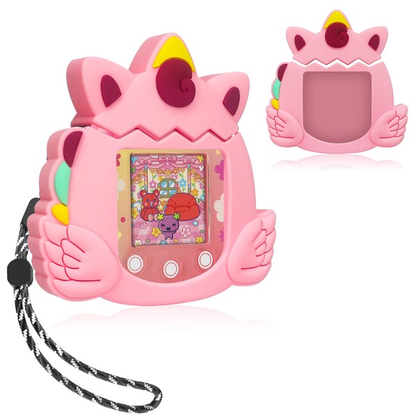 BEARDDO Silicone Case Compatible with Tamagotchi Pix Virtual Pet Game