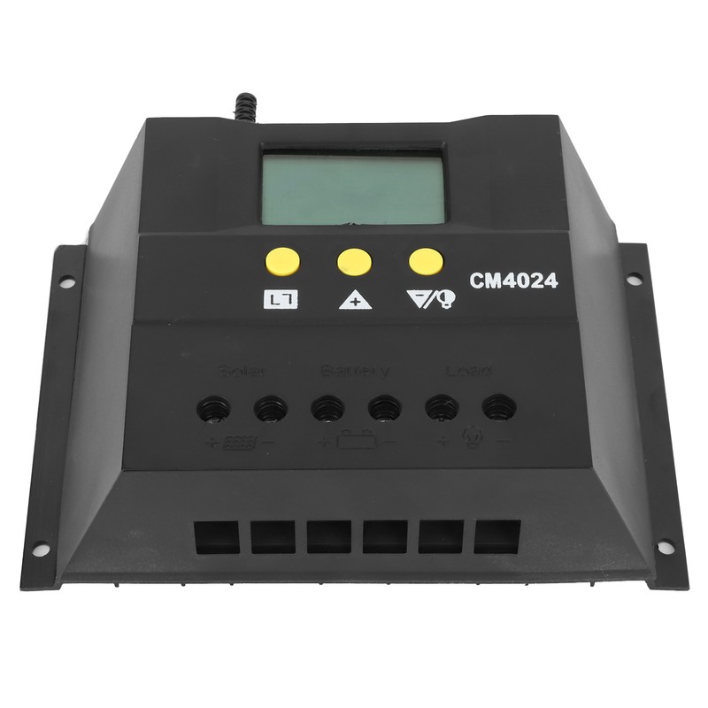 12V 24V 40A Solar Charge Discharge Controller LCD Display PWM