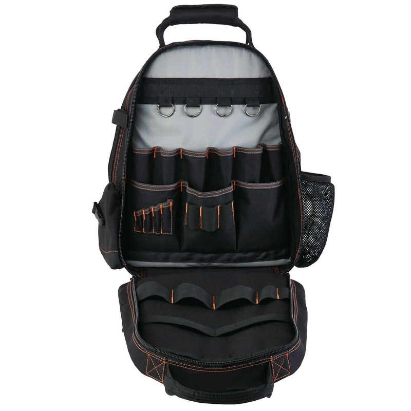 Ergodyne Arsenal 5843 Tool Backpack Dual Compartments,Black,Regular