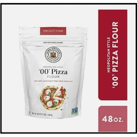 King Arthur 00 Pizza Flour, Non-GMO, 100% American Grown Wheat, 3lb