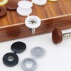 240Pcs Hinged Screw Cover Caps Plastic Screw Caps Fold Screw