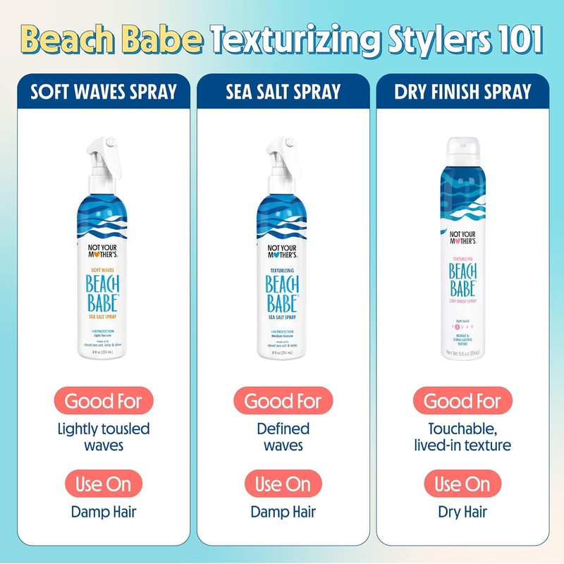 Not Your Mother's Beach Babe Texturizing Dry Finish Spray (2-Pack)