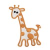 Giraffe Light Brown Iron-On or Sew On Patch Iron-On Patch