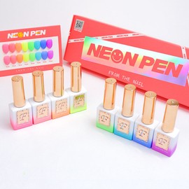 From the Nail 8 types of neon pens, single product, fluorescent syrup gel / 프롬더네일 네온펜 8종 단품 형광시럽젤