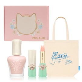 폴앤조(화장품) (기획) 베이스 프라이머  고양이 립밤 세트(+스완에코백+고양이박스) Paul & Joe (Cosmetics) (Special Edition) Base Primer Cat Lip Balm Set (+ Swan Eco Bag + Cat Box)
