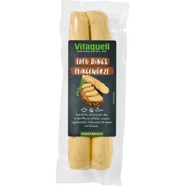 Vitaquell Tofu-Dings feingewürzt, 2 x 75 g vegetarische Tofu-Wurst