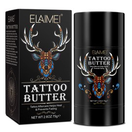Tattoo Aftercare Butter Cream, 2 Pack Tattoo Aftercare Balm, Old & New Tattoo Moisturizer Healing Brightener for Color Enhancing, Natural Organic Tattoo Cream