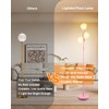 Lightdot 65IN Dimmable Pink Floor Lamp for Living Room, Mid
