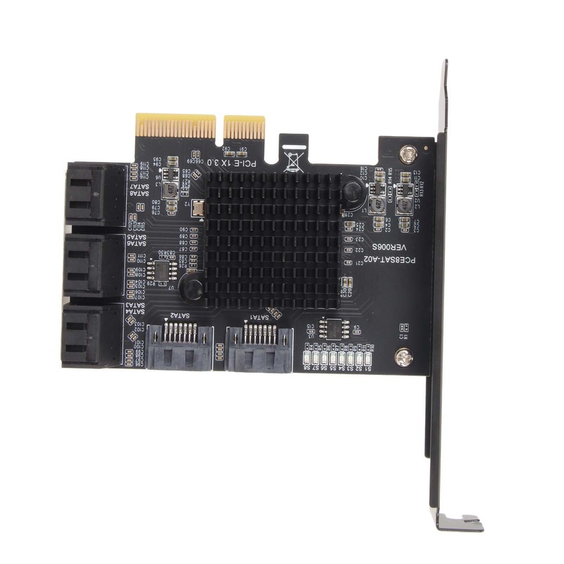 SATA Card 8 Port Support Hot Swappable Boot System Disk