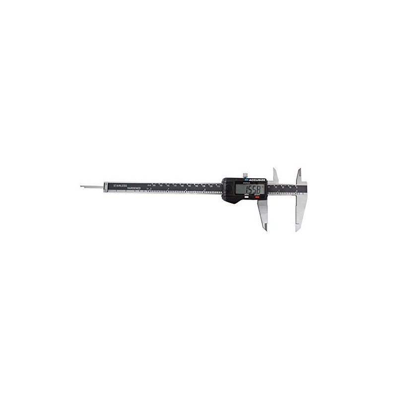 Accusize Industrial Tools 0-8 inch / 0-200 mm Electronic Left