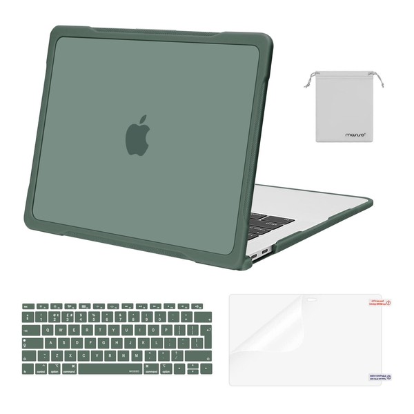 MOSISO Compatible with MacBook Air 13 inch Case 2021-2018 M1