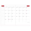 Daigo E1164 Planner, 2025 Schedule Book, Appointment Weekly, Black, Starts