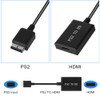 AXFEE PS2 To HDMI Adapter, Multifunctional HDTV HDMI Cable Adapter