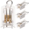 VILLCASE 4pcs Cord Lock Blind Wire Locks and Tilt Meachanism