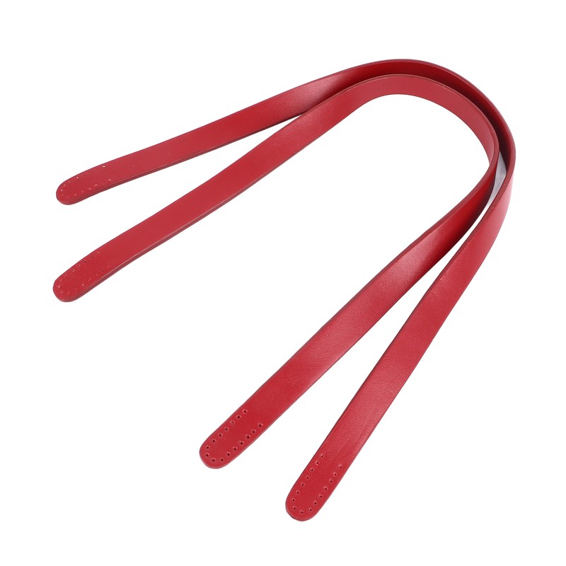 2Pcs Leather Bag Handles 25.6in Long 0.7in Wide Synthetic Leather