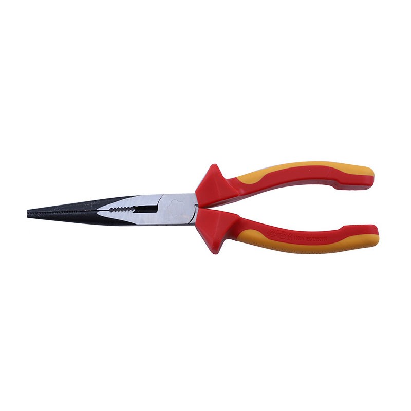 8 Inch Insulated Nose Pliers High Voltage Resistant 1000V Chrome