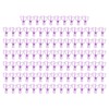 100Pcs Binder Clips Hollow Cute Bear Shape Sturdy Metal Small